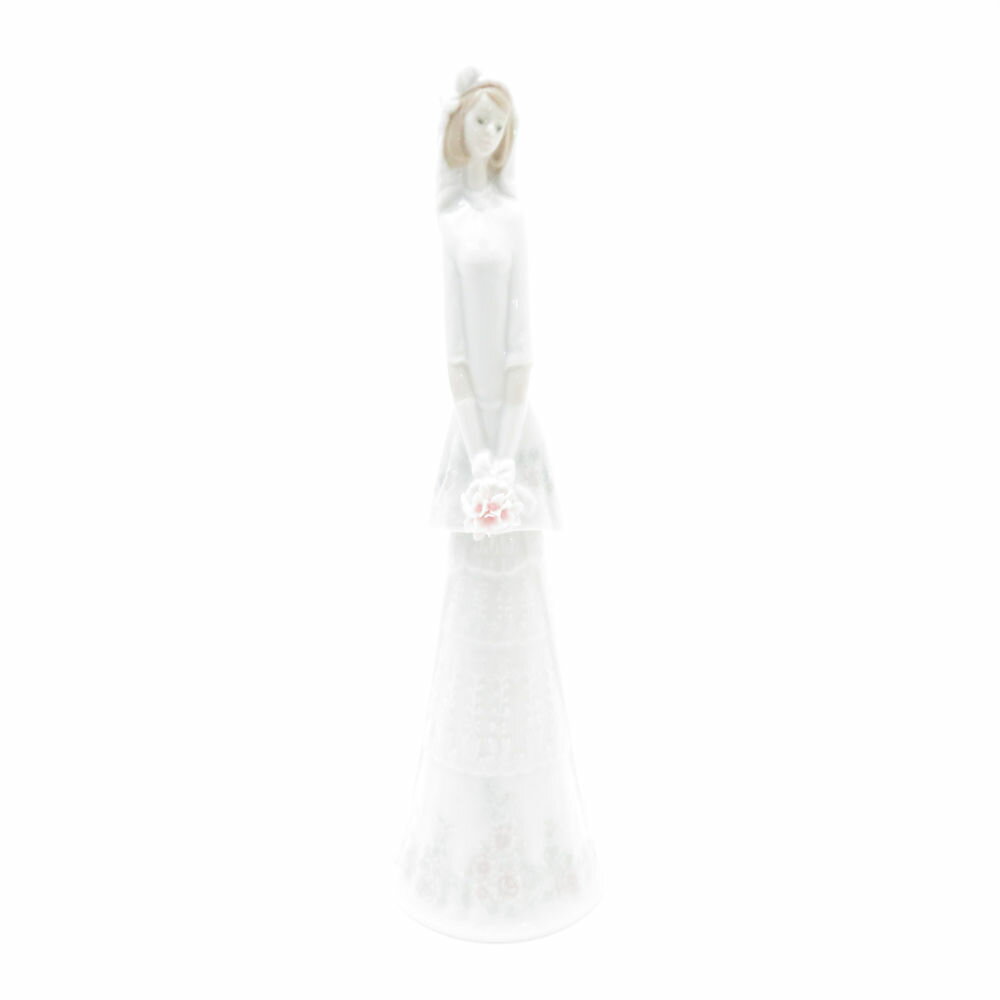 LLADRO リヤドロ 6200「Bridal Bell」 ブライダルベル 陶器 人形 女性 インテリア SY11072D2 【中古】