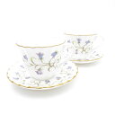 美品 SPODE スポード カンタベリー カップ&ソーサー 2客 ペア コーヒー ティー SO2136K2 【中古】