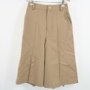 ANAYI アナイ パンツ 34 ウール他 ガウチョパンツ ミディ丈 レディース AD325A39 【中古】