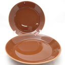 未使用 iittala イッタラ ティーマ 小皿 2枚 ペア ヴィンテージブラウン 17cmプレート SO2155B3 【中古】