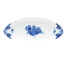 未使用 ROYAL COPENHAGEN ロイヤルコペンハーゲン ブルーフラワープレイン オーバルプレート 楕円 25cm SO2104U2 【中古】