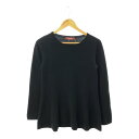 美品 maxmaraSTUDIO マックスマーラ ニット S ウール カシミヤ カシミヤ混 セーター 長袖 薄手 レディース AT916A51 【中古】
