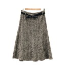 美品 MAXMARA マックスマーラ スカート 36 ウール 他 Aライン ミモレ丈 ヘリンボーン レディース AT935A66 【中古】
