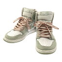 美品 NIKE ナイキ CD0461-002 AIR JORDAN 1 RETRO HIGH OG ウィメンズ エアジョーダン1 シーフォーム ハイカットスニー...