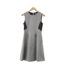 FOXEY NEW YORK フォクシー 35025 Dahlia スモーキーブルー×ソフィーグレー ノースリーブワンピース 38 ポリエステル他 バイカラー ...
