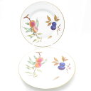 ROYAL WORCESTER ロイヤルウースター イヴシャム 大皿 2枚 ペア 25cmディナープレート フルーツ 果物 SU9793V1