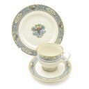 美品 LENOX レノックス オータム カップ&ソーサー 中皿 2点 セット トリオ コーヒー SO2304X2 【中古】