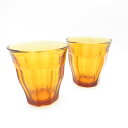 美品 DURALEX デュラレックス タンブラー 2点 ペアグラス コップ 昭和レトロ SU10194T1 【中古】