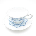 美品 OKURA 大倉陶園 呉須正倉院 カップ&ソーサー 1客 ティー コーヒー 碗皿 SO2347J2 【中古】
