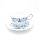 美品 OKURA 大倉陶園 呉須正倉院 カップ&ソーサー 1客 ティー コーヒー 碗皿 SO2348J2 【中古】