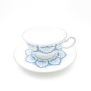 美品 OKURA 大倉陶園 呉須正倉院 カップ&ソーサー 1客 ティー コーヒー 碗皿 SO2352J2 【中古】