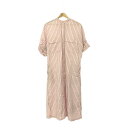 美品 BEAUTY&YOUTH UNITED ARROWS ユナイテッドアローズ シャツワンピース F 綿100% 半袖 ストライプ レディース AO2369A...