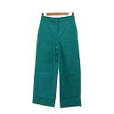 美品 BALLSEY ボールジィ フルダルダブルドビー セミワイドパンツ 34 7号 Sサイズ相当 ポリエステル他 レディース AO2376A53 【中古】