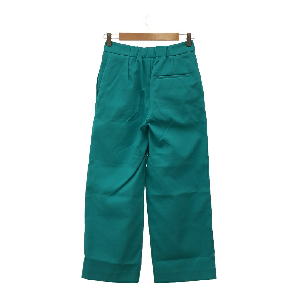 美品 BALLSEY ボールジィ フルダルダブルドビー セミワイドパンツ 34 7号 Sサイズ相当 ポリエステル他 レディース AO2376A53 【中古】