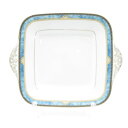 WEDGWOOD ウェッジウッド カーゾン BBプレート スクエア 角皿 黒壷スタンプ SU9896D2 【中古】
