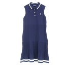 美品 RALPH LAUREN GOLF ラルフローレンゴルフ ワンピース M ナイロン ノースリーブ ミニ 裾プリーツ レディース AN1232A73 【中古...