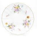 美品 Royal Crown Derby ロイヤルクラウンダービー ダービーポジー 大皿 27cmプレート ディナー 花柄 金彩 英国 SU10311B4 【中...