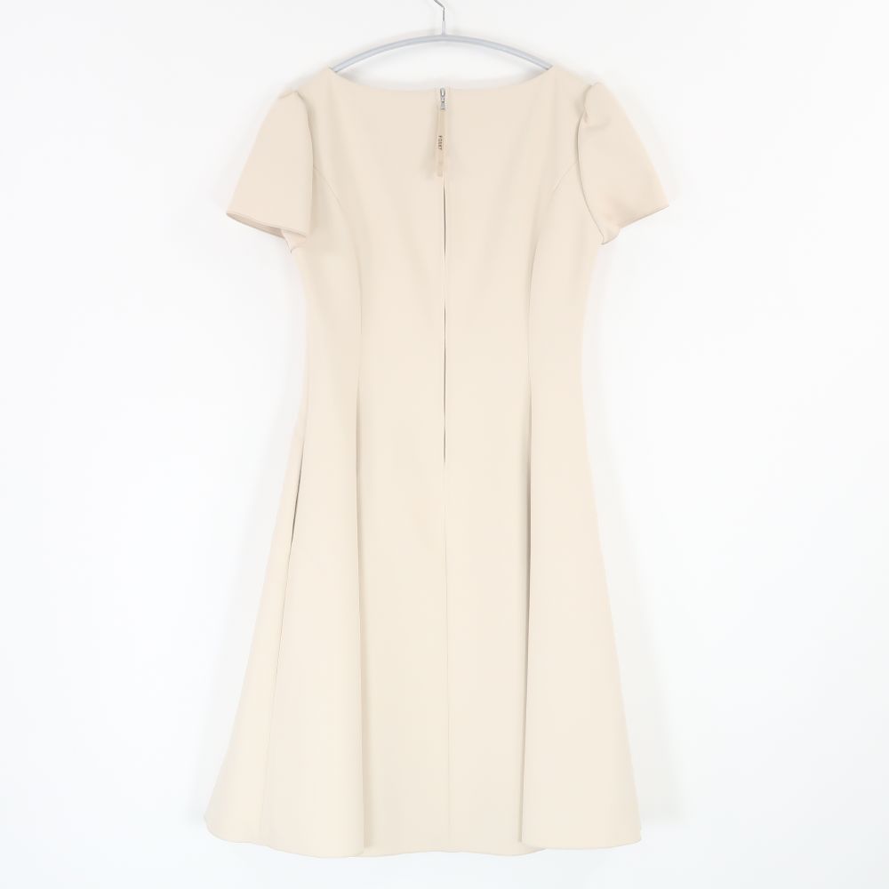 FOXEY NEW YORK フォクシー 40633 Lady Noble ワンピース 38 ポリエステル100％ 膝丈 半袖 パフスリーブ レディース AT1232A49 【中古】 2