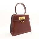 美品 Salvatore Ferragamo フェラガモ O212193 ハンドバッグ ガンチーニ レディース AN1382W1 【中古】