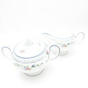WEDGWOOD ウェッジウッド ローズデール シュガーポット クリーマー 2点 ミルク ピッチャー 砂糖 壺刻印 SM3475R1 【中古】