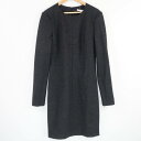 美品 DIANE von FURSTENBERG ダイアンフォンファステンバーグ ワンピース 2 ウール 他 長袖 膝丈 レディース AT1297A17 【中古...