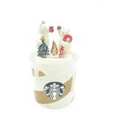美品 STARBUCKS スターバックス ホリデー2020 キャンドル スノードーム クリスマス 限定 インテリア SO2672E1 【中古】