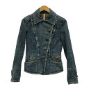 SPORTMAX CODE スポーツマックスコード デニムジャケット 40 Mサイズ相当 コットン100% Gシャン レディース AO2496A19 【中古】