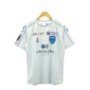 美品 claudio pandiani クラウディオパンディアーニ 横浜FC 2021 アウェイ 半袖レプリカユニフォーム M ポリエステル Jリーグ サッカー...