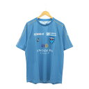 未使用 claudio pandiani クラウディオパンディアーニ 横浜FC 2021 ホーム 半袖レプリカユニフォーム 2XL ポリエステル Jリーグ サッ...
