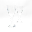 美品 Baccarat バカラ ベガ ワイングラス 2客 クリスタル ペア H18 SU10682S2 【中古】