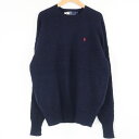 美品 Polo Ralph Lauren ポロラルフローレン ニット M ウール100% 長袖 レディース AD555A46 【中古】