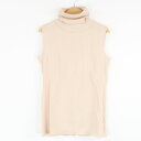 未使用 iNtimite アンティミテ ニット f コットン100% 長袖 ハイネック タートル レディース AT1338A77 【中古】