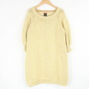 DOUBLE STANDARD CLOTHING ダブルスタンダードクロージング ロング丈ニット コットン100% 七分袖 レディース AY5931A50 【中...