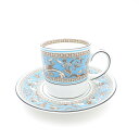 美品 WEDGWOOD ウェッジウッド フロレンティーンターコイズ コーヒーカップ&ソーサー 1客 キャン SY11479G2 【中古】