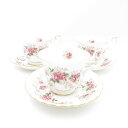 ROYAL ALBERT ロイヤルアルバート ラベンダーローズ カップ&ソーサー 3客 セット 薔薇 バラ SM3714X1 【中古】