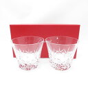 未使用 Baccarat バカラ 2023 エクラ タンブラー 2点 クリスタル ペア ロックグラス オールドファッション SY11619X1 【中古】