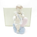 美品 NAO ナオ 1436 Cupid キューピッド フィギュリン 恋愛 天使 置物 陶器人形 西洋オブジェ SU10664G1 【中古】
