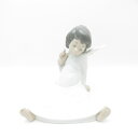 LLADRO リヤドロ 4962 天使の考え事 えーと、それは フィギュリン 置物 陶器人形 オブジェ インテリア SY11312G1 【中古】