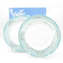 美品 WEDGWOOD ウェッジウッド プシュケ 皿 2枚 ペア 27cmプレート ディナー SY11460A2 【中古】