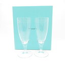 美品 TIFFANY&Co. ティファニー アトラス シャンパングラス 2客 ペア H19 SY11729C2 【中古】