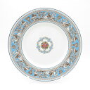 美品 WEDGWOOD ウェッジウッド フロレンティーンターコイズ 中皿 22cmプレート デザート SY11792F1 【中古】