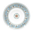 美品 WEDGWOOD ウェッジウッド フロレンティーンターコイズ スープ皿 20cm パスタ 深皿 SY11799F1 【中古】