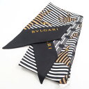 未使用 BVLGARI ブルガリ スカーフ シルク タイスカーフ レディース AN1597 【中古】