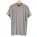 美品 1PIU1UGUALE3 ウノピュウノウグァーレトレ GRT206-POE476 S/S MOCK NECK モックネック ゴルフトップス V(L) ポリ...