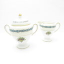美品 WEDGWOOD ウェッジウッド アップルドア クリーマー シュガーポット 2点 セット ミルク ピッチャー 砂糖 SM3755P1 【中古】
