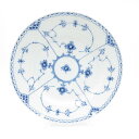 美品 ROYAL COPENHAGEN ロイヤルコペンハーゲン ブルーフルーテッド ハーフレース 571 大皿 25cmプレート SY11517R1 【中古】