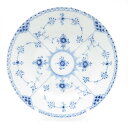 美品 ROYAL COPENHAGEN ロイヤルコペンハーゲン ブルーフルーテッド ハーフレース 571 大皿 25cmプレート SY11521R1 【中古】