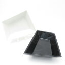 ARABIA アラビア NERO ネロ 異業プレート 2枚 変形皿 ブラック ホワイト セット 北欧 SY11817J2 【中古】