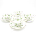 WEDGWOOD ウェッジウッド ワイルドストロベリー ティーカップ&ソーサー 4客 ピオニー セット SY11962 【中古】