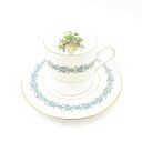 WEDGWOOD ウェッジウッド アップルドア コーヒーカップ&ソーサー 1客 レア 希少 ヴィンテージ SY11661A1 【中古】